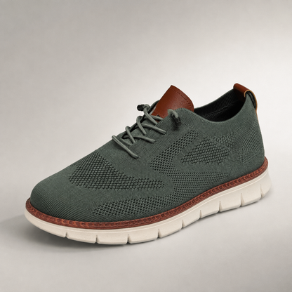 Men's Knit Sneakers - Casual Lightweight Walking Shoes