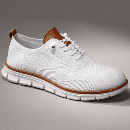 Men's Knit Sneakers - Casual Lightweight Walking Shoes