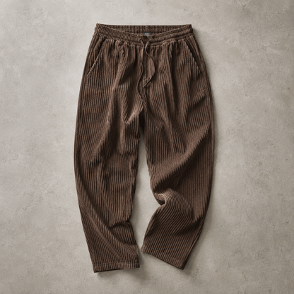 Men's Corduroy Pants - Wide Wale Casual Trousers