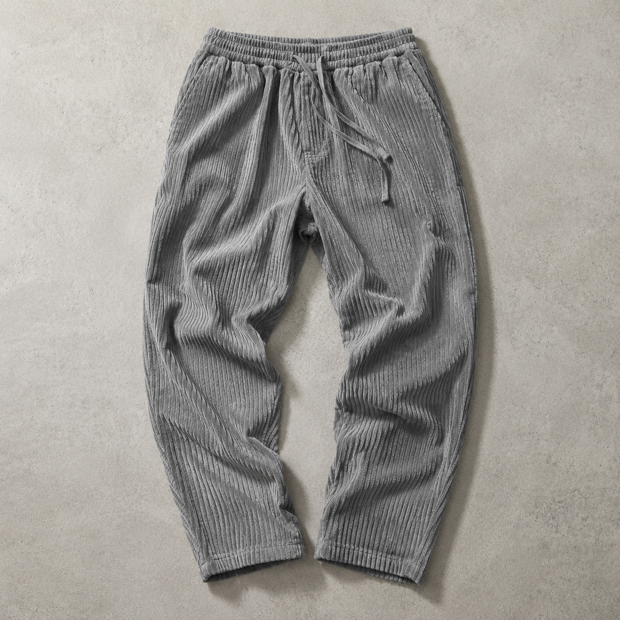 Men's Corduroy Pants - Wide Wale Casual Trousers
