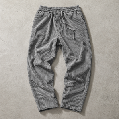 Men's Corduroy Pants - Wide Wale Casual Trousers