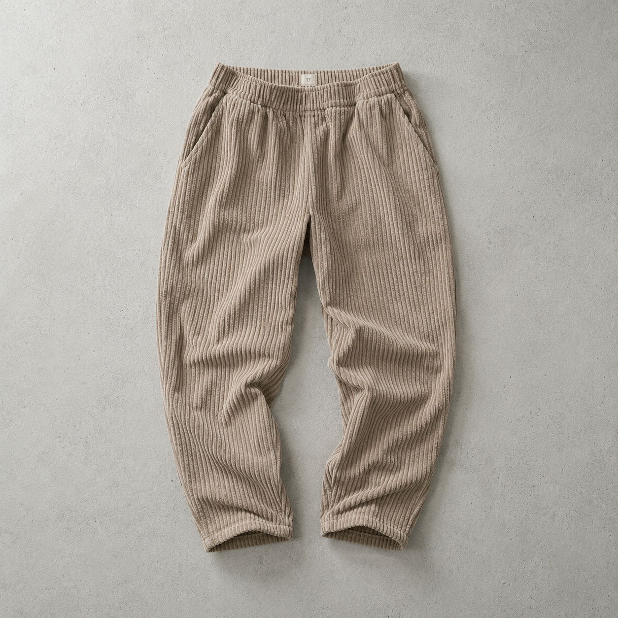 Men's Corduroy Pants - Wide Wale Casual Trousers