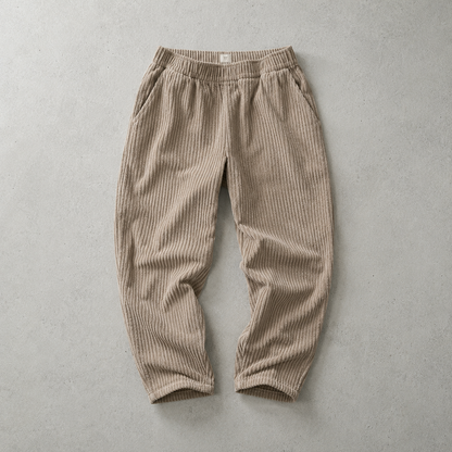 Men's Corduroy Pants - Wide Wale Casual Trousers