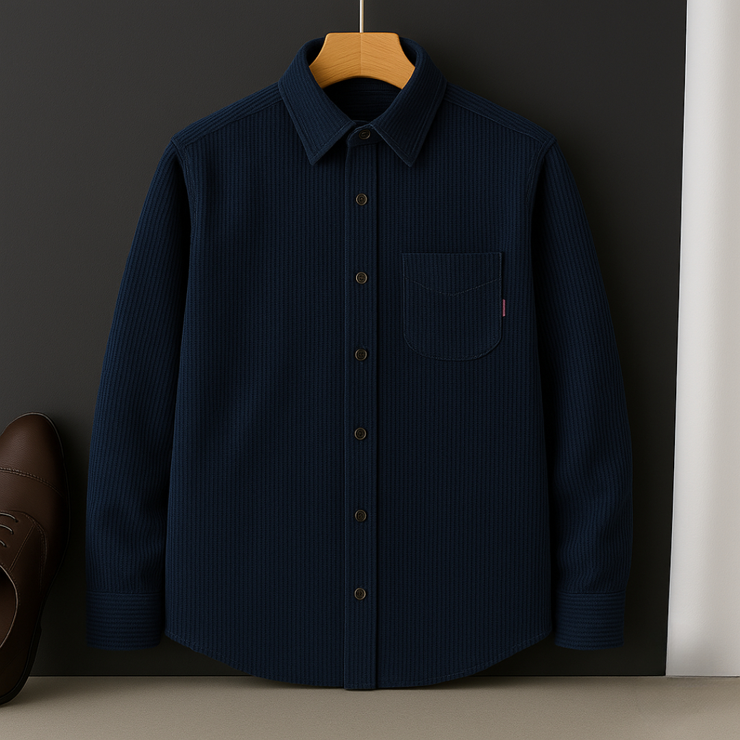 Men's Corduroy Shirt - Casual Button Down