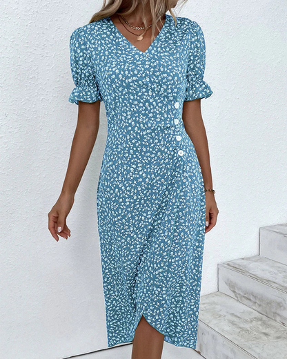 Vesper Collection | Women's Dress with Flutter Sleeves | Lightweight Summer Midi Dress for Effortless Elegance 4
