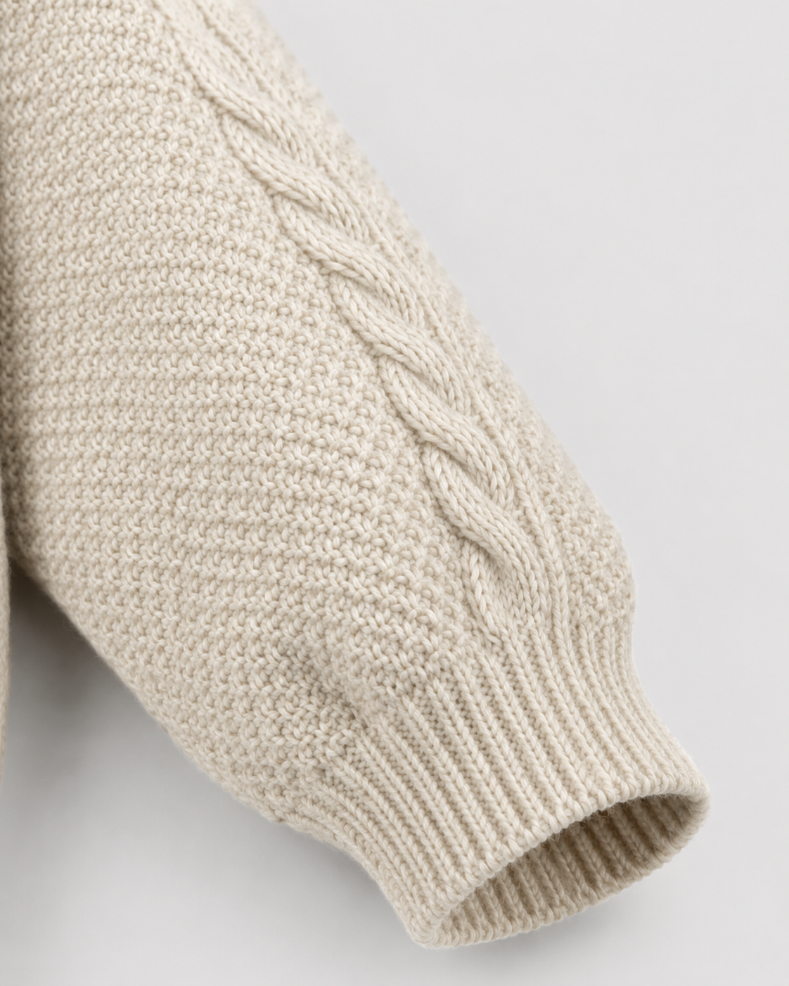 Women's Cable Knit Cardigan - Button Front Relaxed Fit