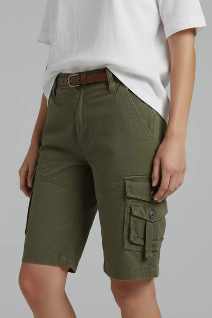 Kaelis | Cargo Adventure Outdoor Shorts with Functional Flap Pocket Detail
