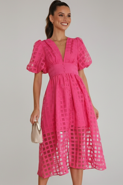 Kathryn | Lace Occasion Midi Dress