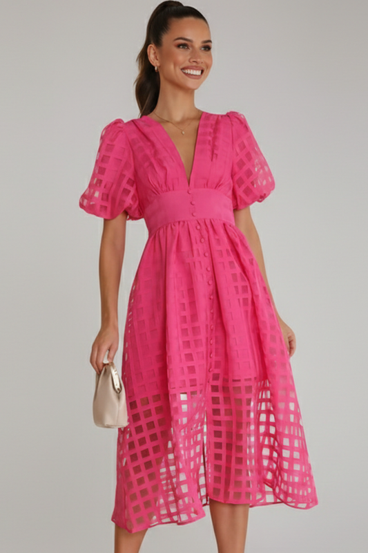 Kathryn | Lace Occasion Midi Dress