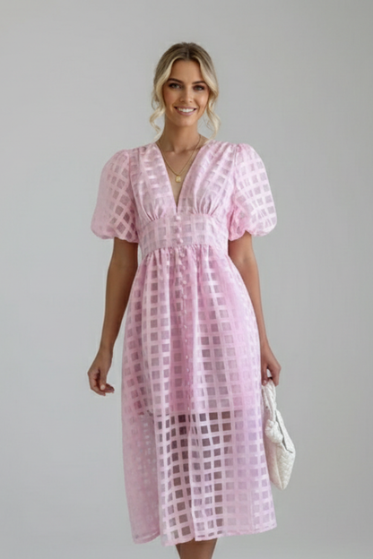 Kathryn | Lace Occasion Midi Dress