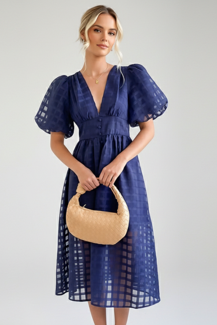 Kathryn | Lace Occasion Midi Dress