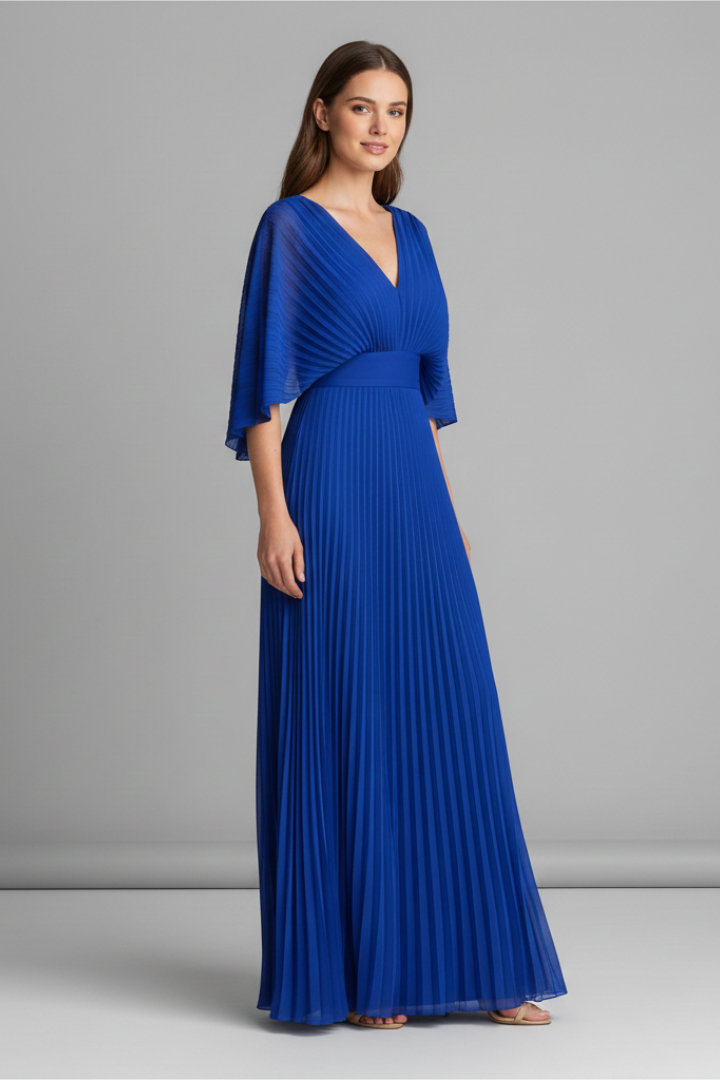 Olyndelle | Chic Pleated Dress Women Fashion Style