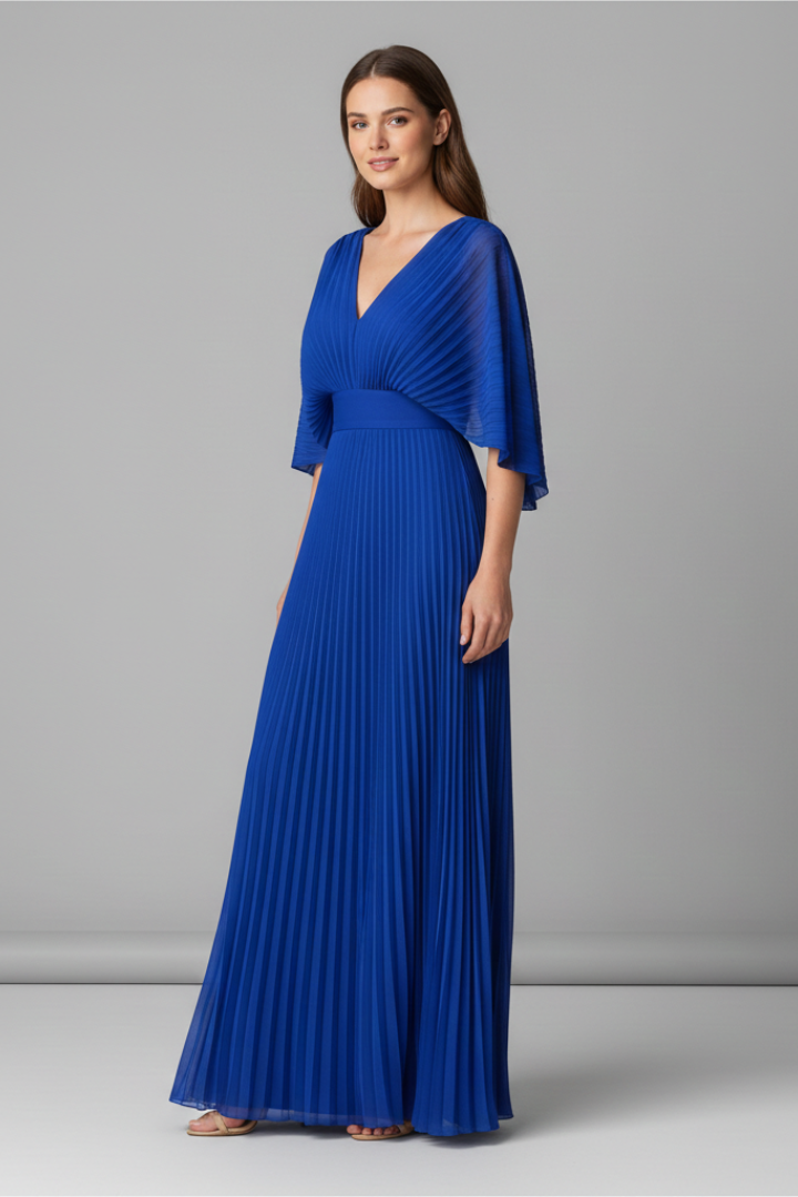 Olyndelle | Chic Pleated Dress Women Fashion Style