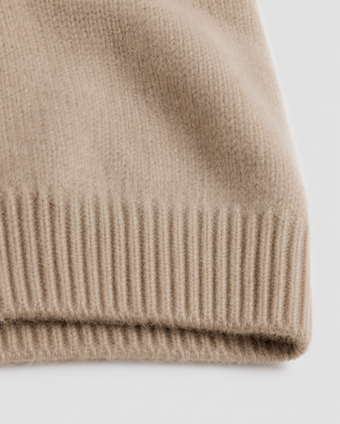 Women's Zip Cardigan - Knit Sweater with Leather Collar