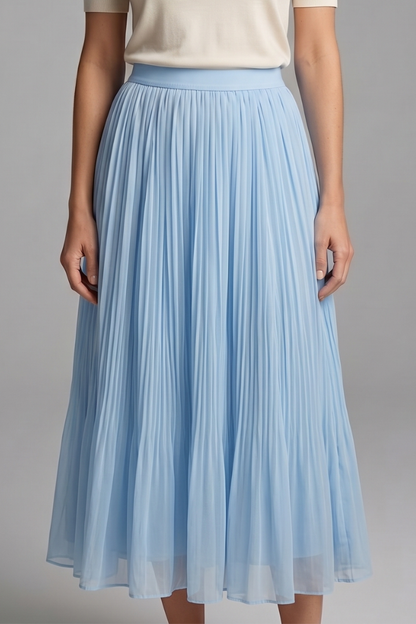 Maelisse | Elastic Pleated Maxi Skirt for Women Fashion Style