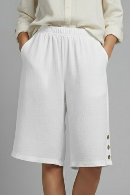 Halynne | High-Waist Denim Casual Shorts for Everyday Wear