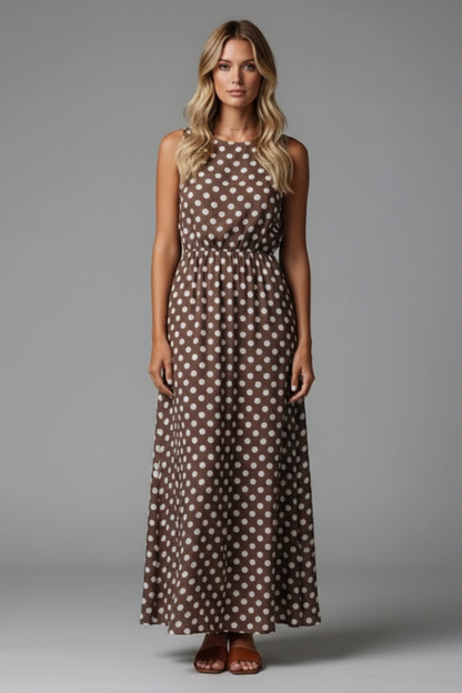 Isera | Chic Sleeveless Wrap-Front Maxi Dress with Asymmetric Hem