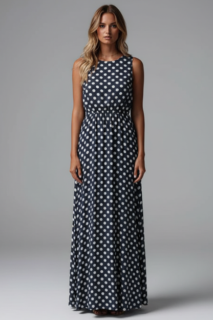 Isera | Chic Sleeveless Wrap-Front Maxi Dress with Asymmetric Hem