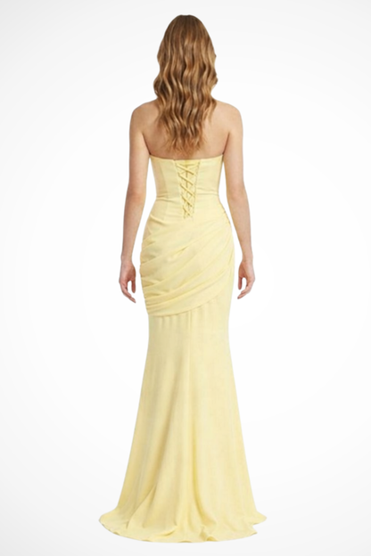 Women's Elegant Ruched Maxi Dress | Sophisticated Halter Neck Formal Gown 2