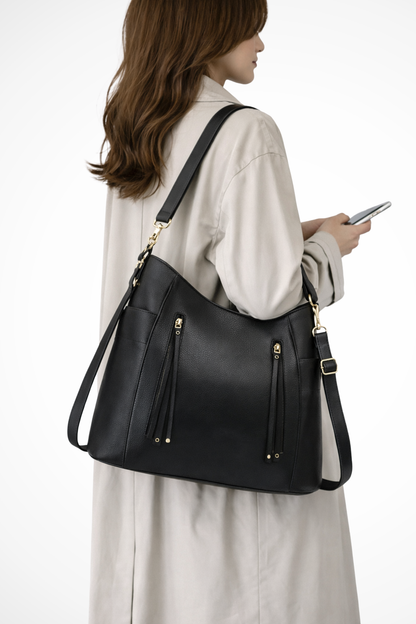 Women's Faux Leather Hobo Bag | Spacious Stylish Everyday Handbag 3