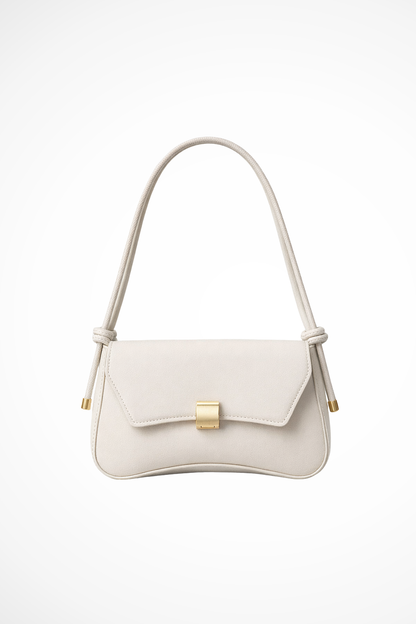 Women's Faux Leather Shoulder Bag | Elegant Compact Flap Purse with Adjustable Strap 2