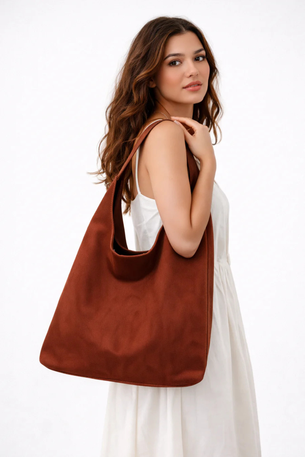 Women's Faux Leather Shoulder Bag | Elegant Minimalist Tote for Everyday Use 3