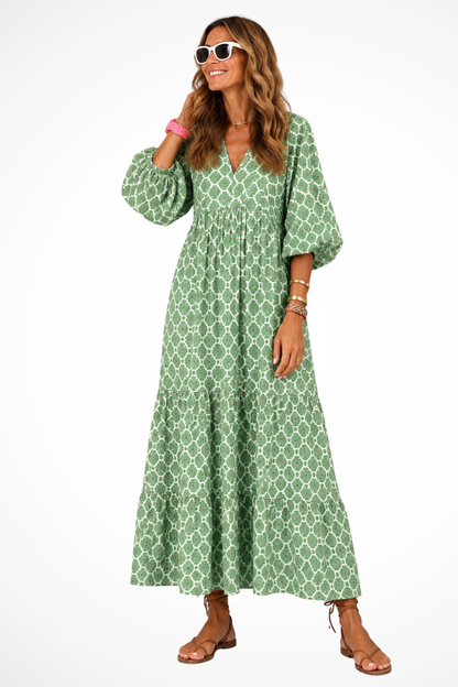 Women's Lightweight Boho Maxi Dress | Elegant Tiered Summer Gown 5