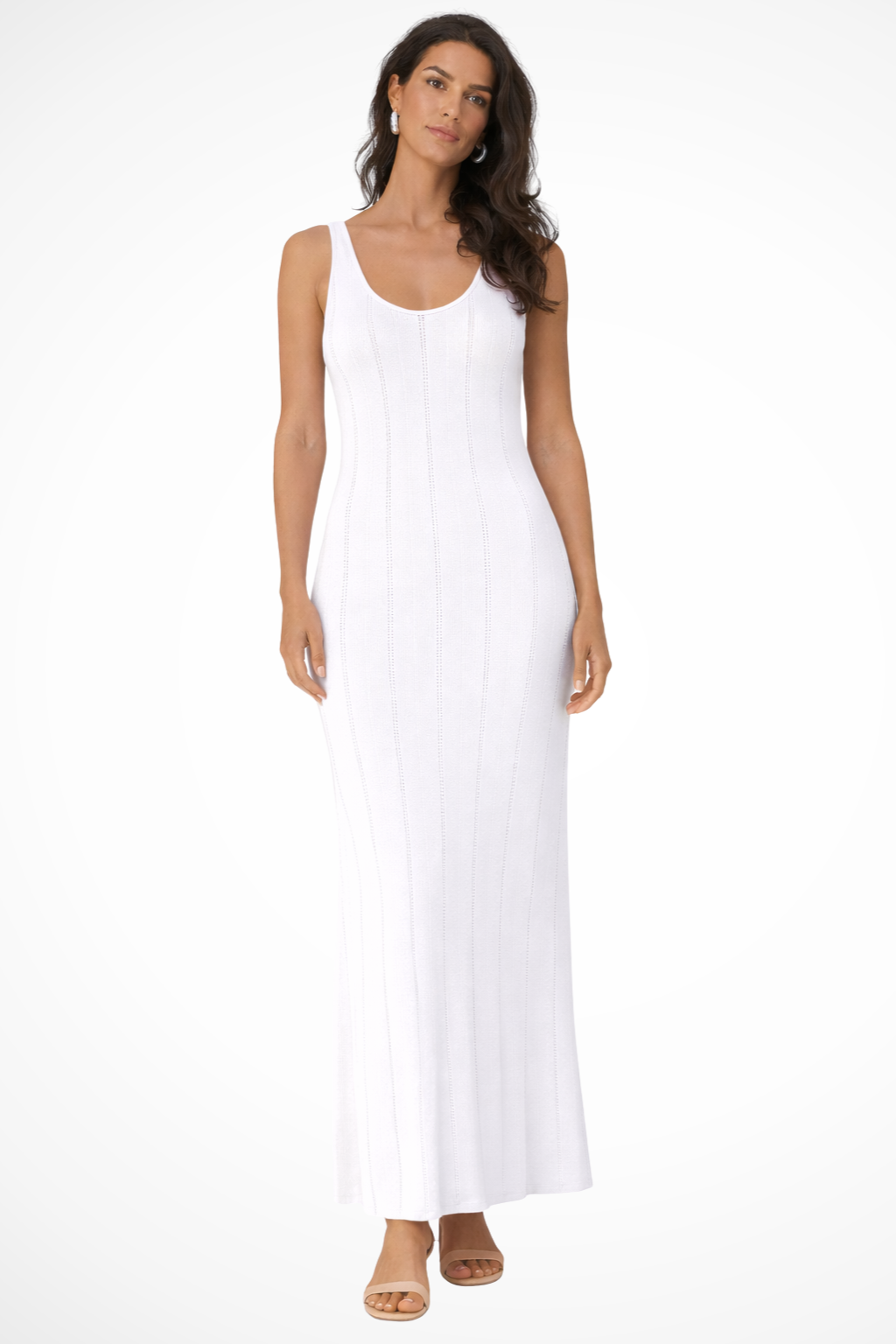 Women's Solid Black Maxi Dress | Elegant Sleeveless Formal Gown 6
