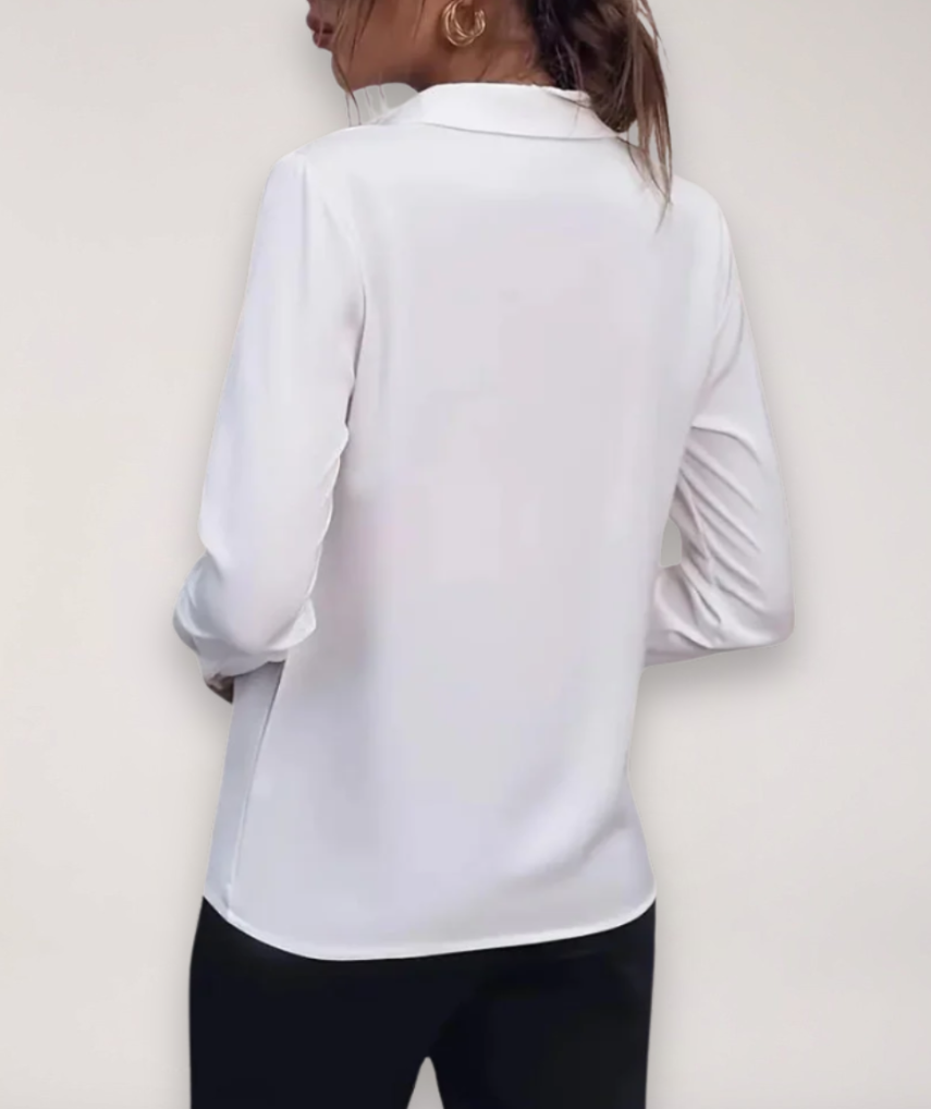 Mallory | Women's Tailored Office Blouse Smart Casual Fashion