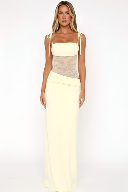 Quenrissa | Ethereal Lace Evening Dress Women Elegant Look