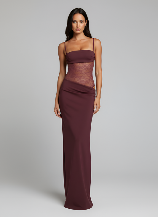 Quenrissa | Ethereal Lace Evening Dress Women Elegant Look