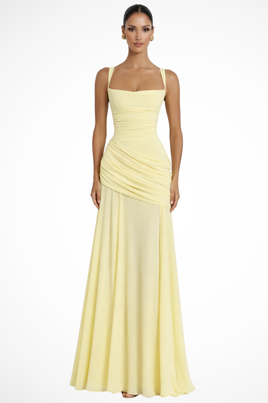 Maevyn | Trendy Strapless Split Dress Women Elegant Look
