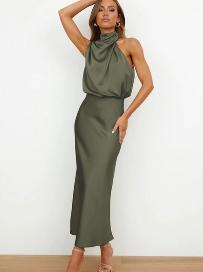 Havilisse | Modern Slim Halter Occasion Dress