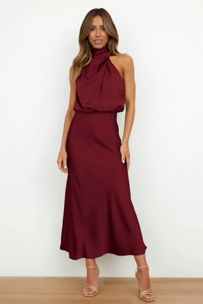 Yavie | Evening Dress Halter Neck with Elegant Design