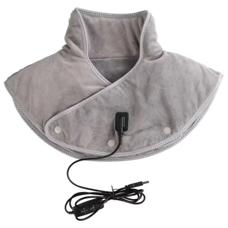 Electric Heating Pad Neck Shoulder Shawl Winter Rapid Heating Blanket Heated Massage Cape Pad Cervical Massager Relieve Fatigue