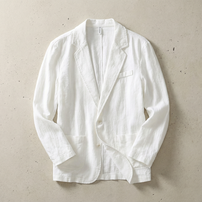 Men's Linen Jacket - Lightweight Casual Outerwear