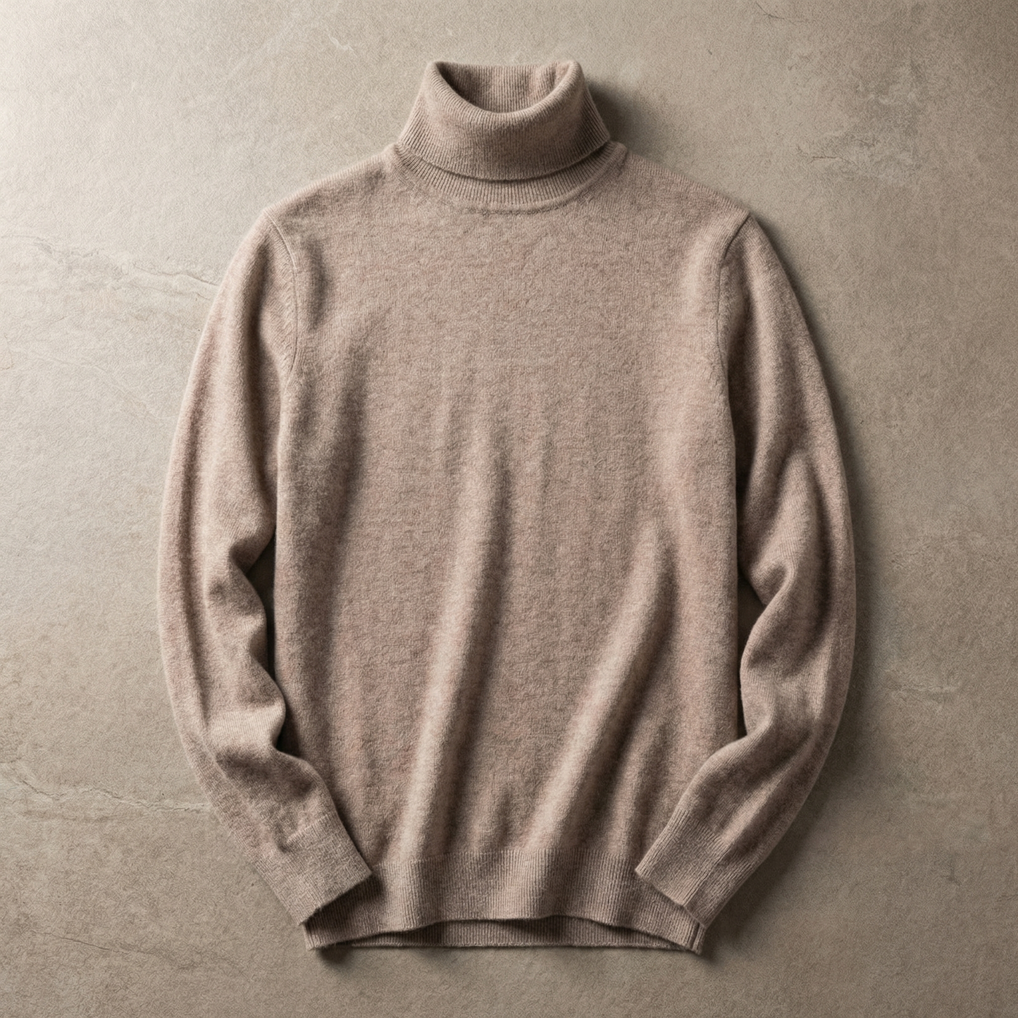 Men's Cashmere Turtleneck - Soft Knit Fall Sweater