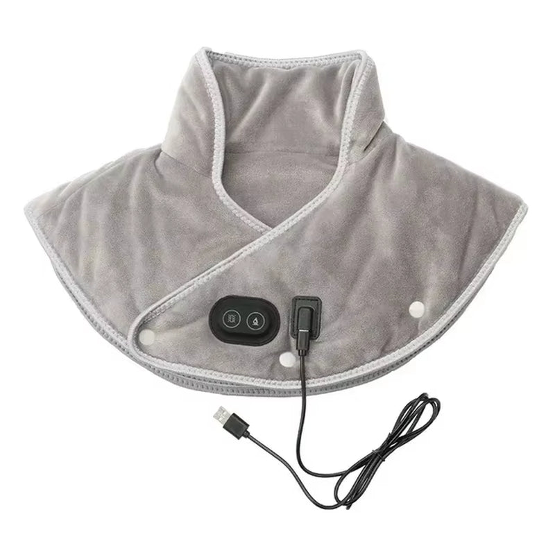 Electric Heating Pad Neck Shoulder Shawl Winter Rapid Heating Blanket Heated Massage Cape Pad Cervical Massager Relieve Fatigue
