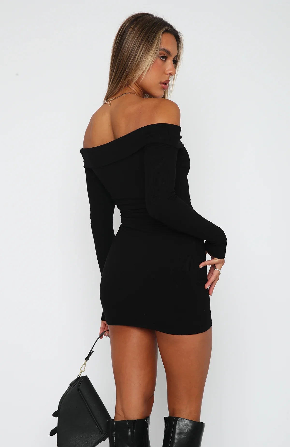 Grellora | Off Shoulder Cocktail Party Dress Women Elegant Style