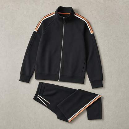 Men's Two Piece Tracksuit - Zip Jacket and Pants Set