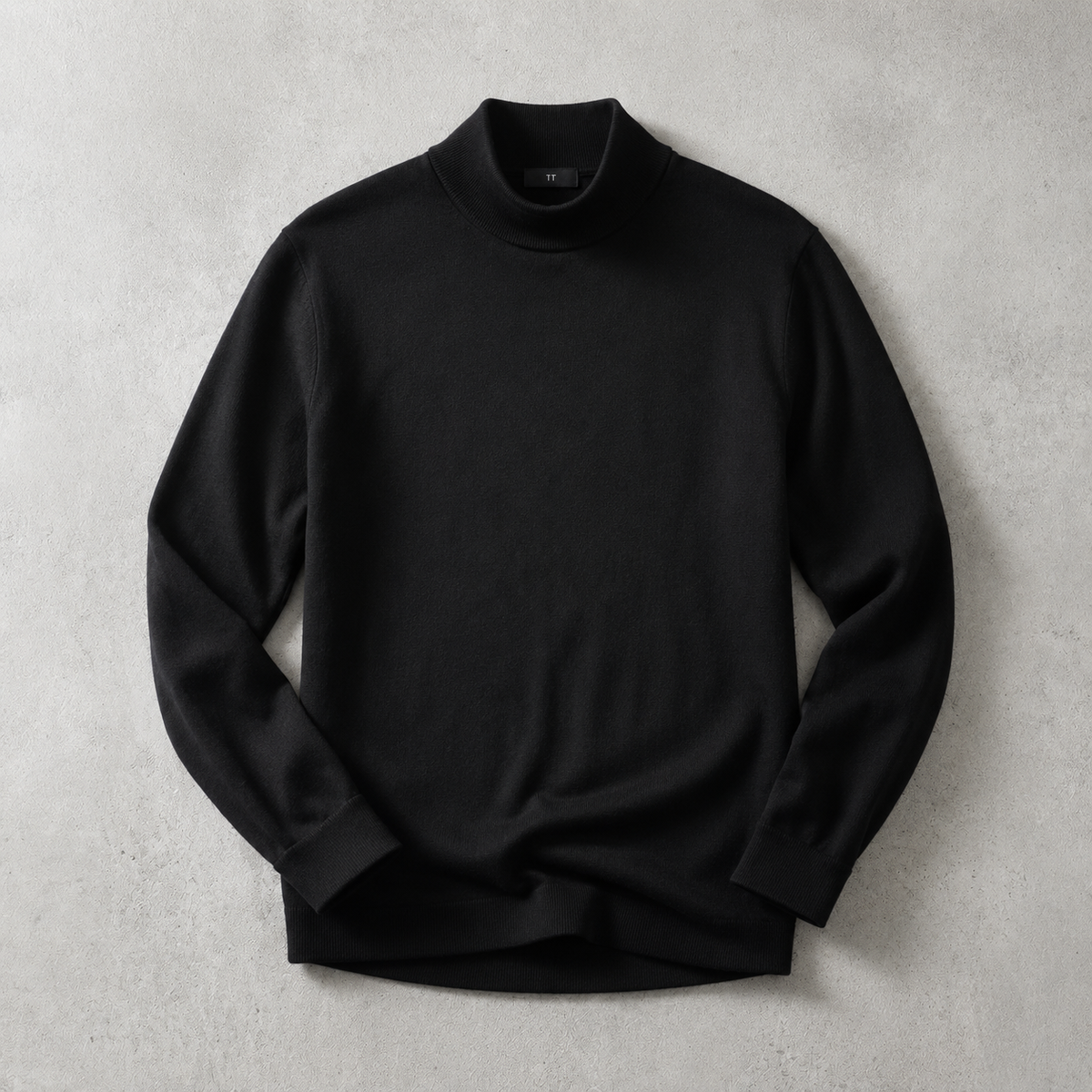 Men's Mock Neck Sweater - Knit Casual Pullover