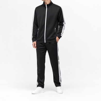 Men's Full Zip Track Set - Casual Jacket and Pants