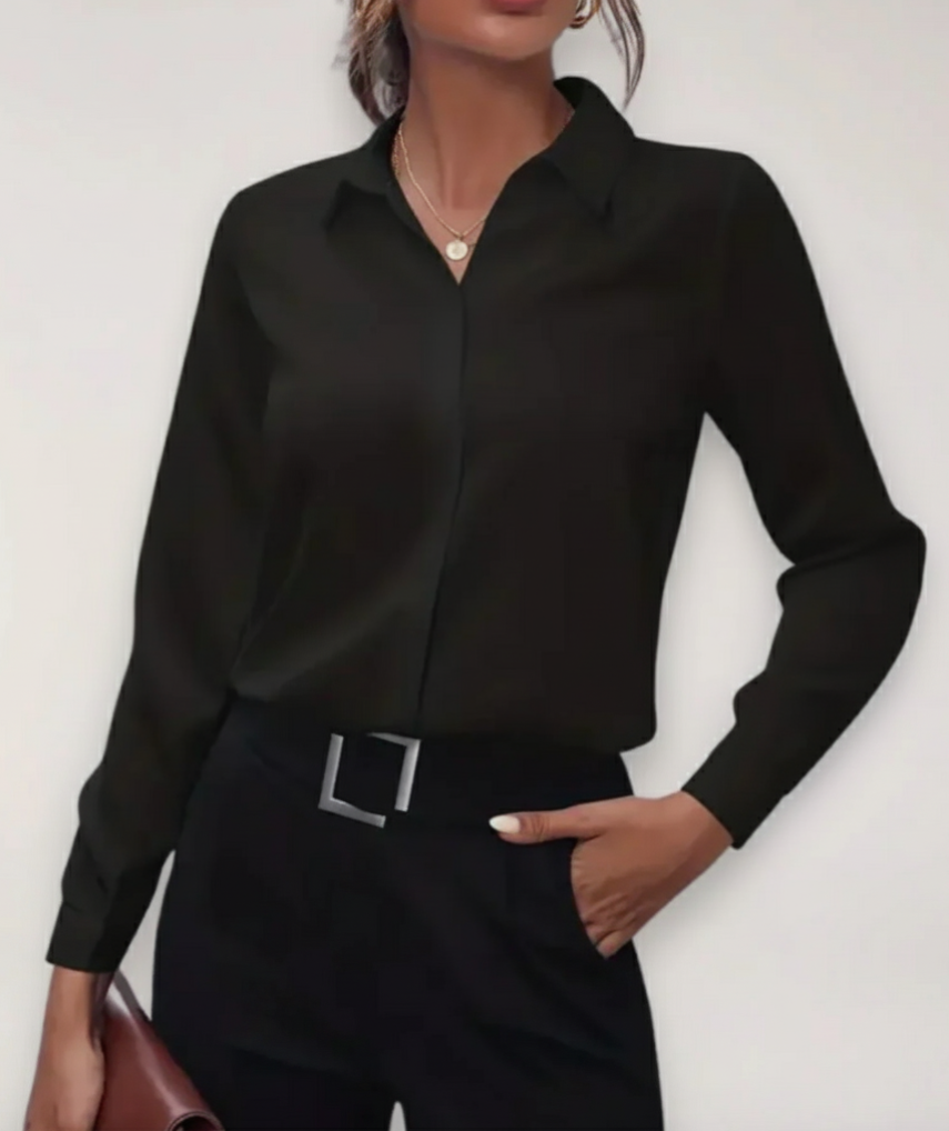 Mallory | Women's Tailored Office Blouse Smart Casual Fashion