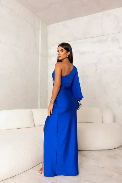 Gabreyla | Side Slit Occasion Gown with Elegant Evening Look