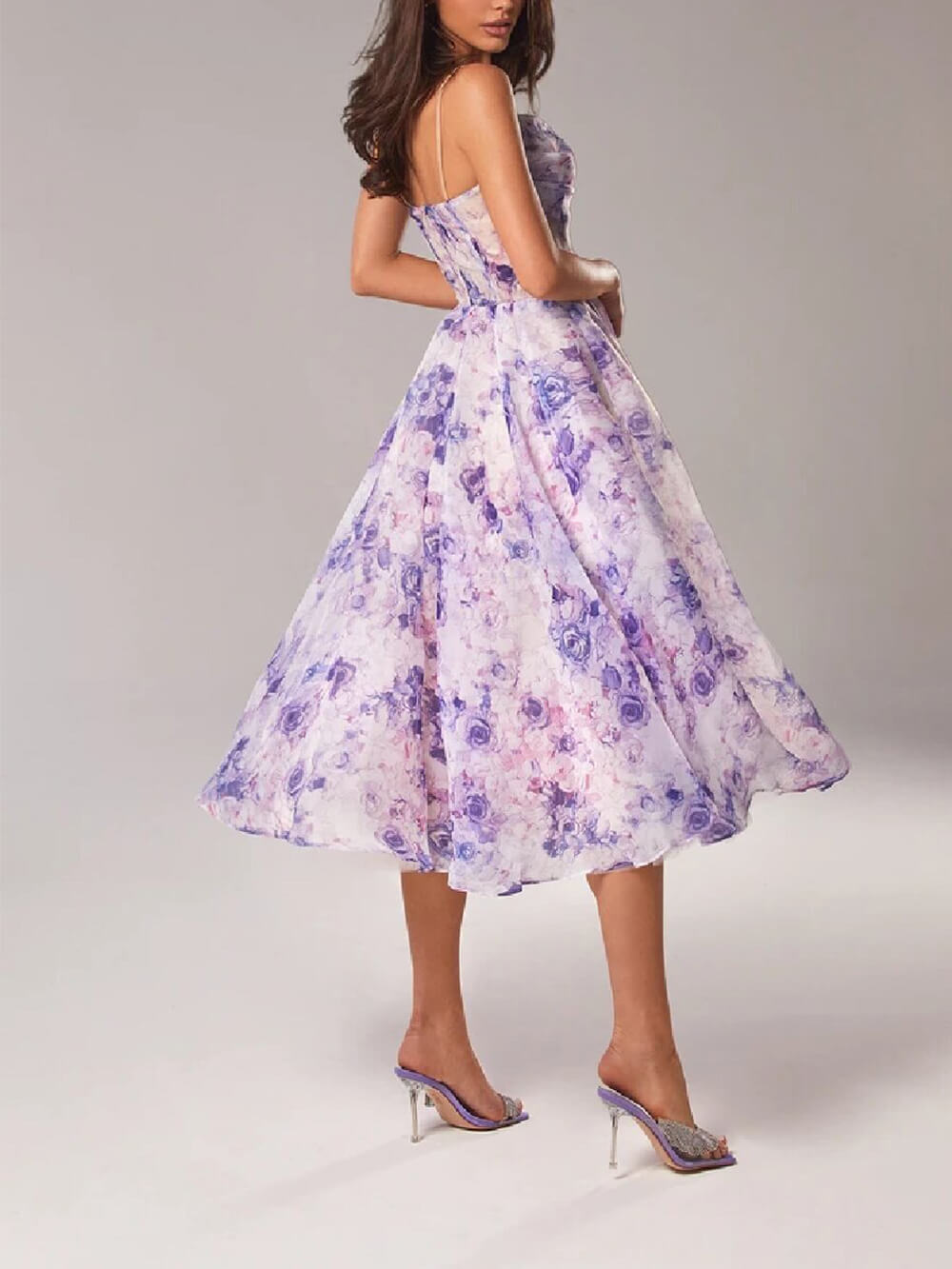 Wrenzie | Floral Summer Midi Dress with Elegant Casual Style