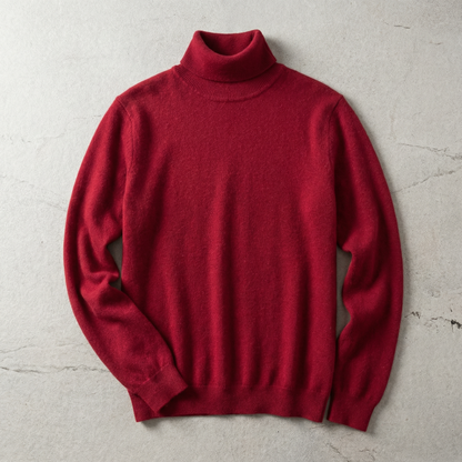 Men's Cashmere Turtleneck - Soft Knit Fall Sweater