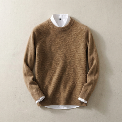 Men's Cashmere Sweater - Soft Knit Casual Pullover