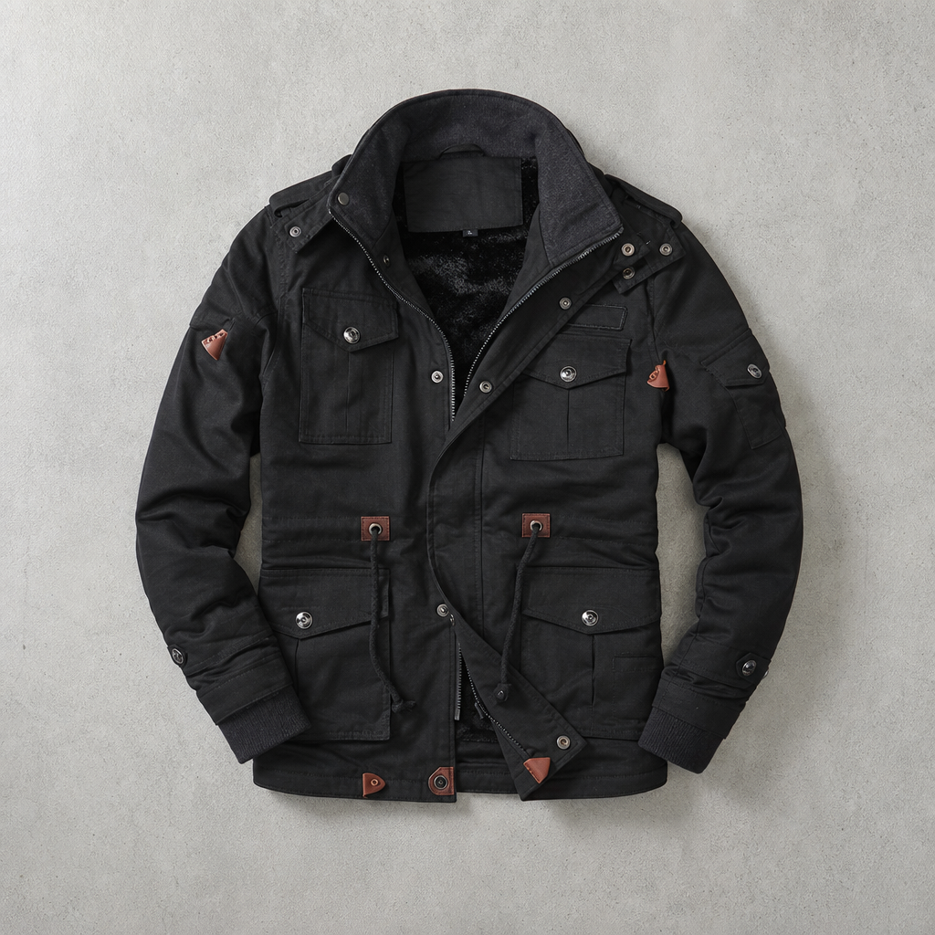 Men's Padded Bomber Jacket – Insulated Casual Flight Jacket