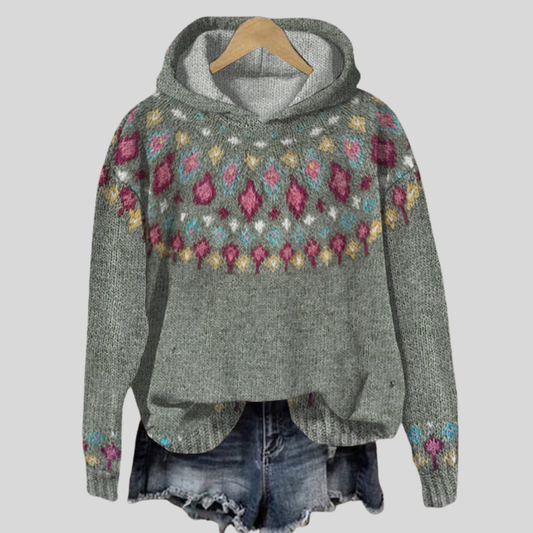 Women's Graphic Print Hoodie – Long Sleeve Pullover