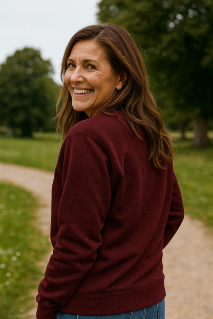 Women's Crewneck Sweatshirt – Raglan Sleeve Pullover